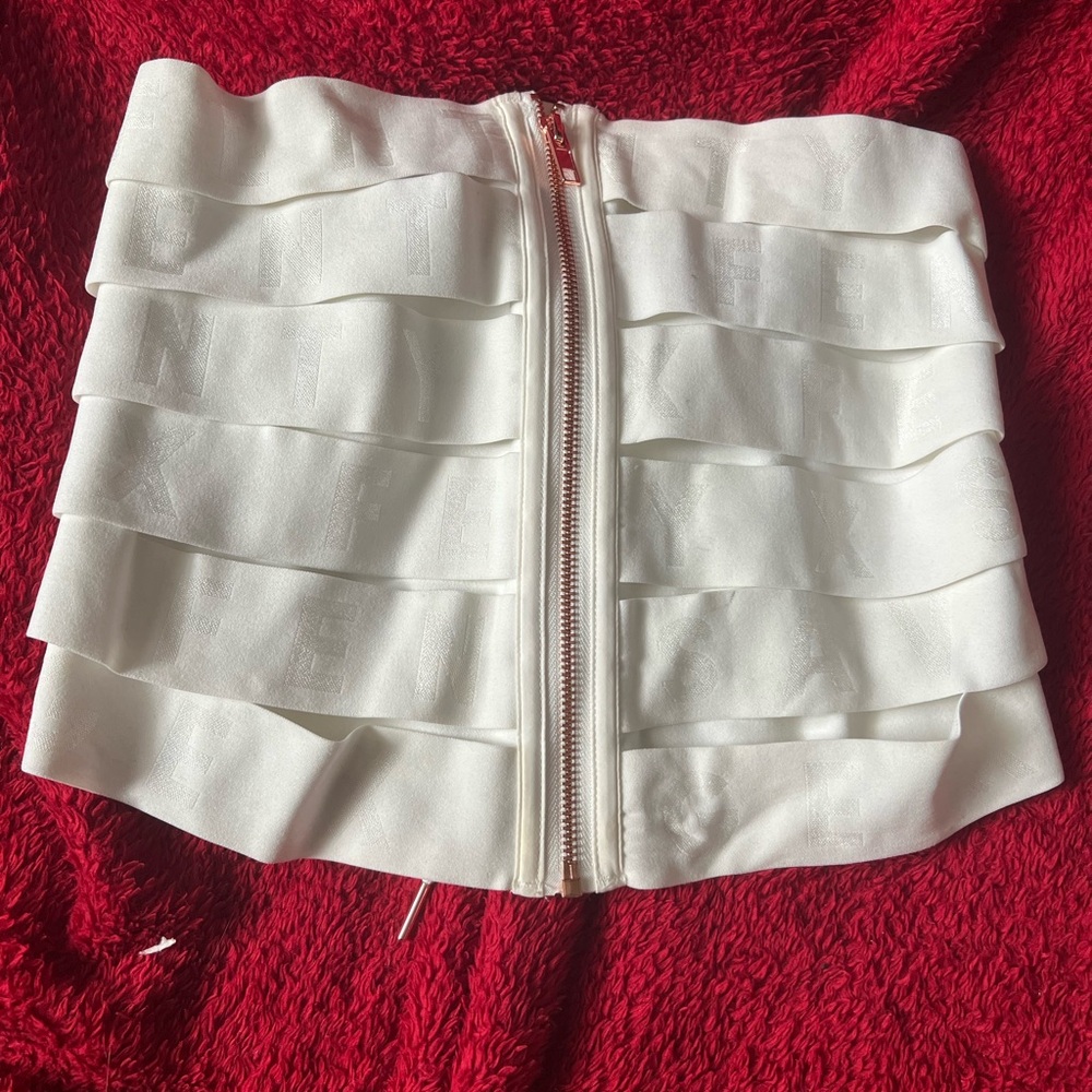 Savage X Fenty Cream Bubble Shapewear Ruffled